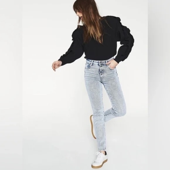 BA&SH Nila Bleuclair High-rise Skinny Jeans - Picture 1 of 6